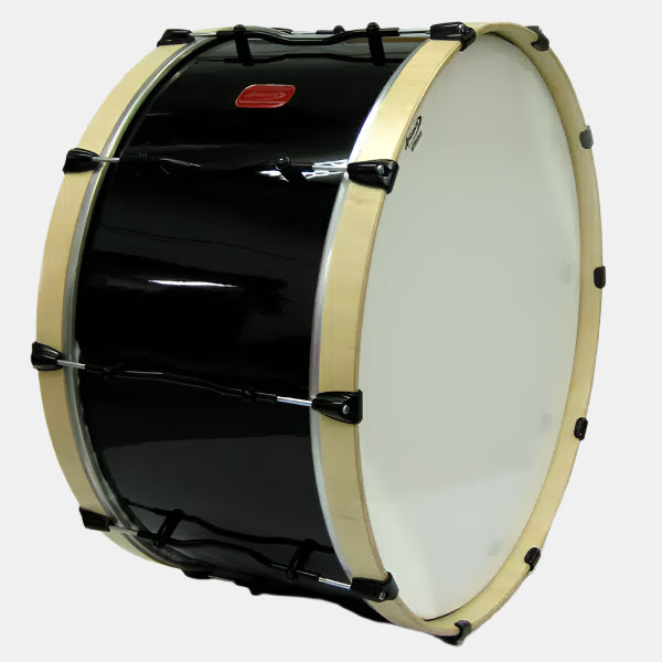 Andante Pipe Band Pro Series Bass Drum with Black Hardware, Model 260, 28" x 14"