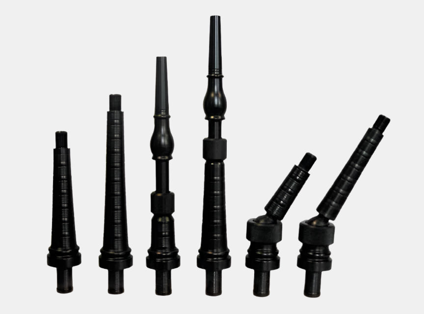 Combed, Button Mount Plastic Blowpipe - Wide Bore