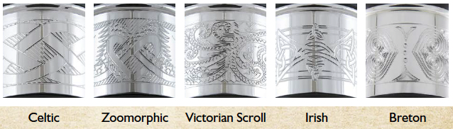 McCallum ABS/FN Engraved Blackwood Bagpipes