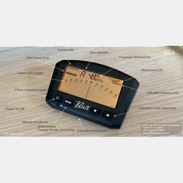 Blair Highland Bagpipe Tuner HBT-2