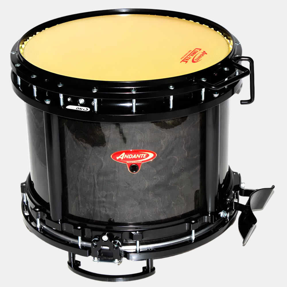 Andante Next Generation 14″ Reactor Snare Drum with Black Hardware