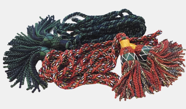 Silk Pipe Cords, Multi Colour