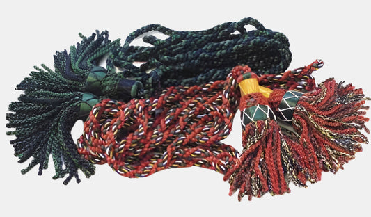 Silk Pipe Cords, Multi Colour
