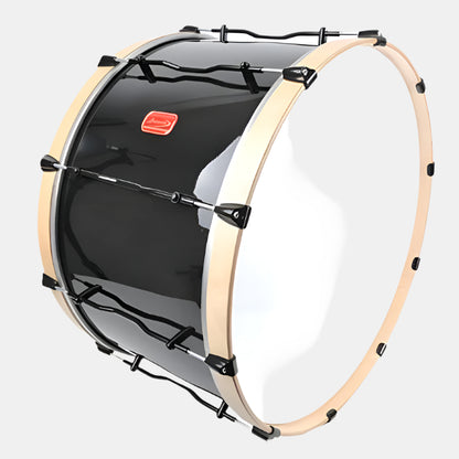 Andante Pipe Band Pro Series Bass Drumwith Silver Hardware, Model 261, 28" x 16"