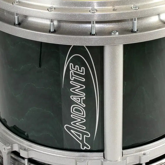 Andante Next Generation 14″ Reactor Snare Drum with Silver Hardware